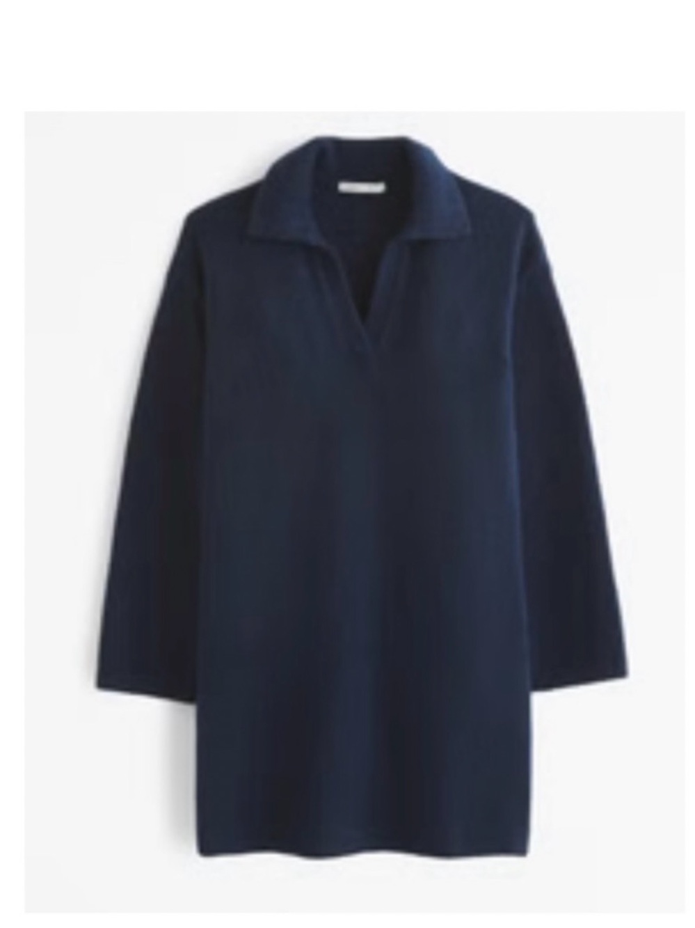 NWOT - Abercrombie & Fitch Long Sleeve Collared Sweater Dress Size Medium Tall